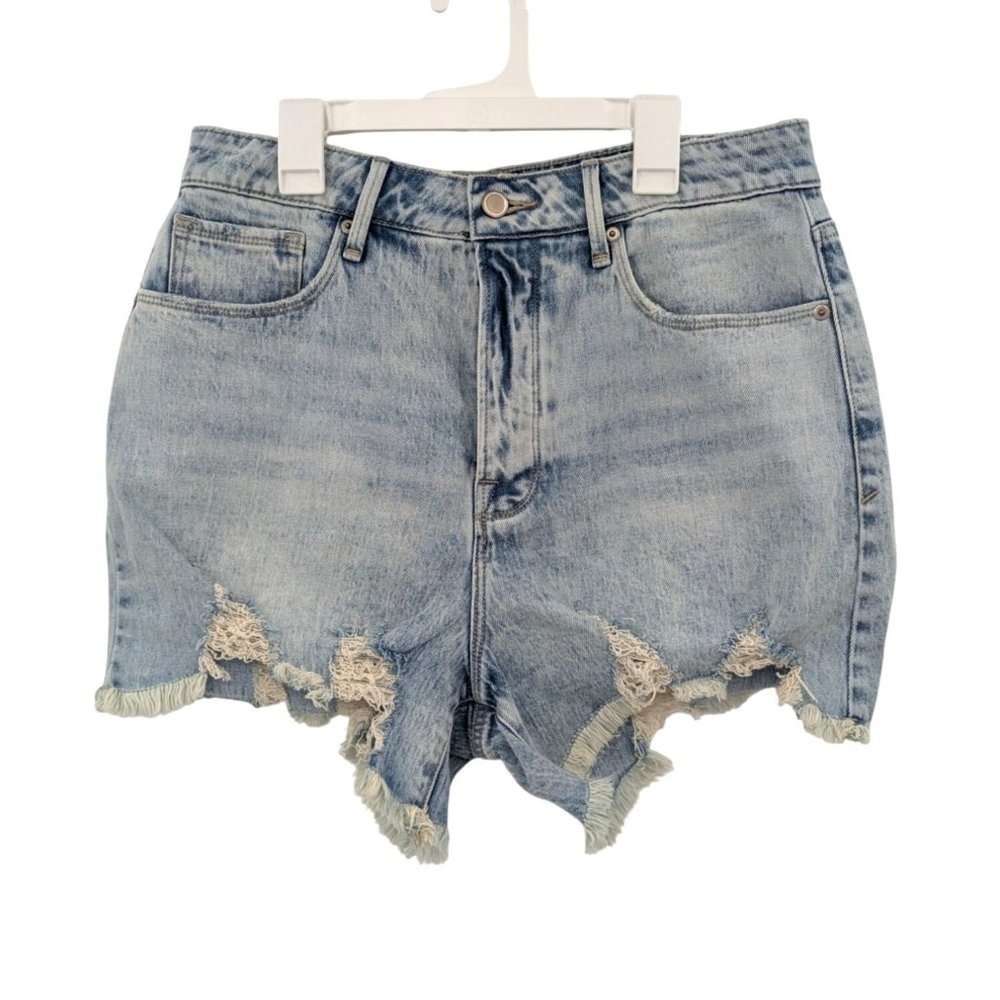 Good American Bombshell Short Women Size 10/30 Distrissed Ripped Festival Casual